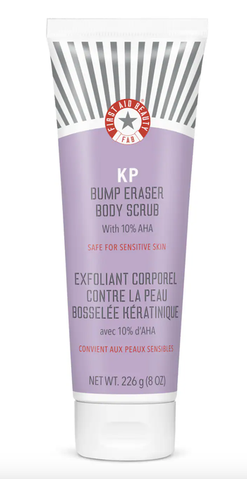 KP Bump Eraser scrub bottle