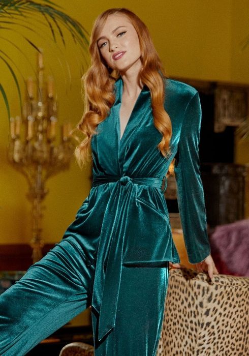 The green velvet jacket