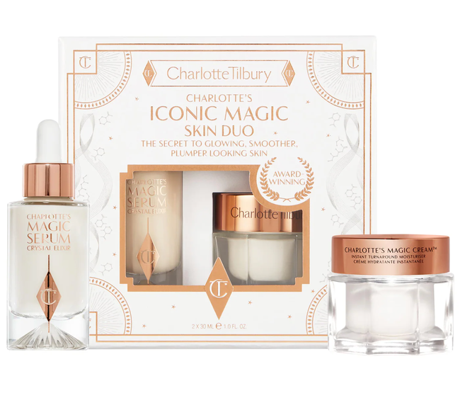 Charlotte Tilbury cream and serum set