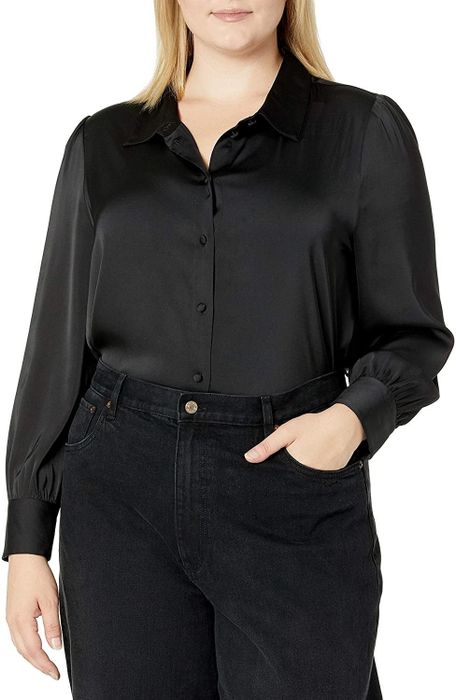 A model wearing the black top
