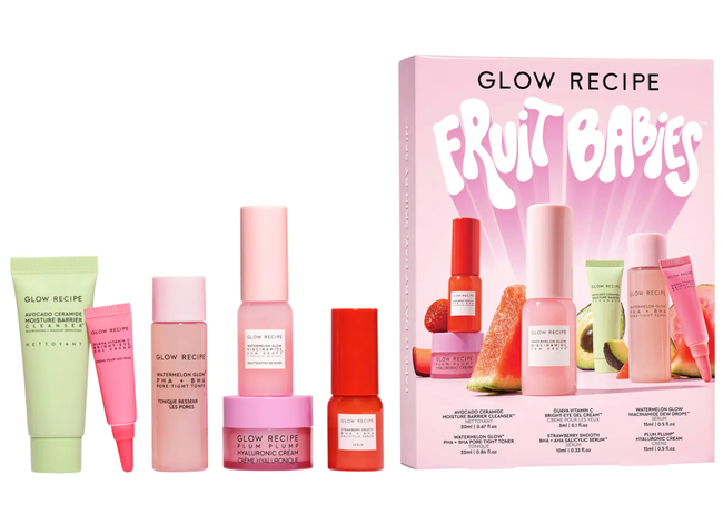 Glow Recipe mini skincare set