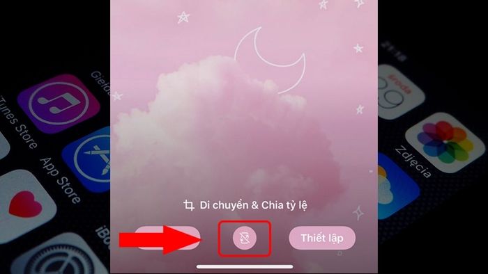 Hướng dẫn cài đặt hình nền iPhone từ thư viện Ảnh bước 2