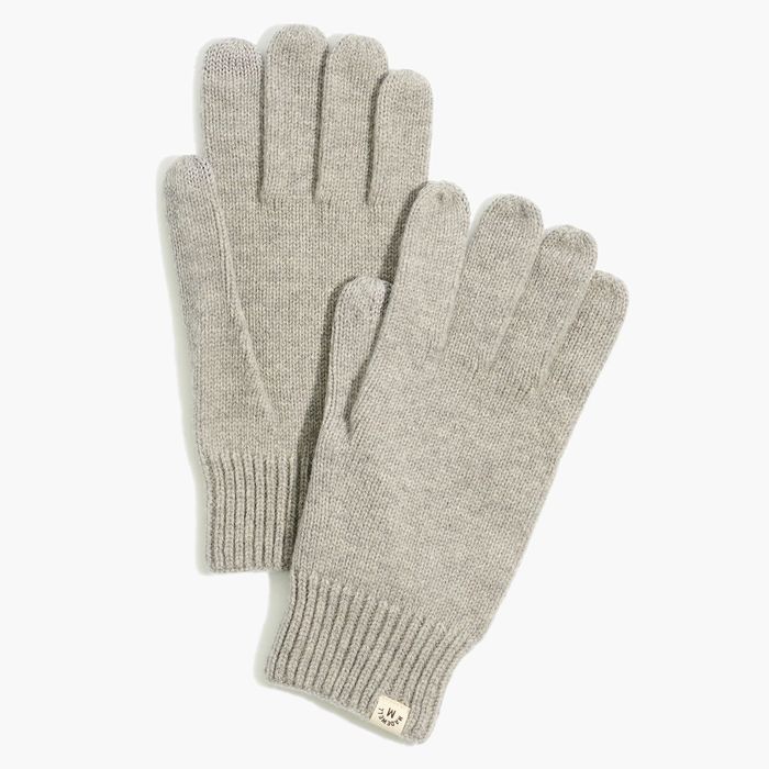 the grey gloves