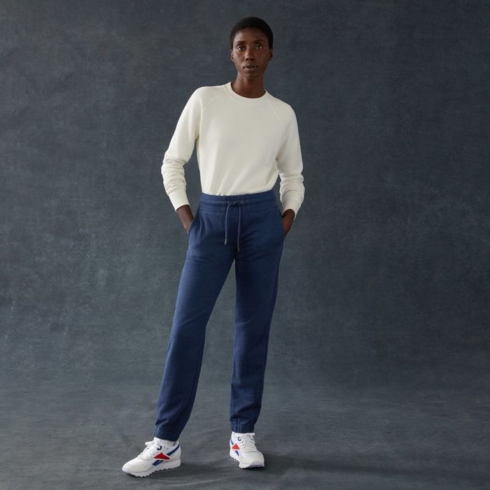 model wearing the sweatpants