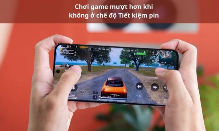 Chơi game mượt mà hơn khi tắt chế độ tiết kiệm pin