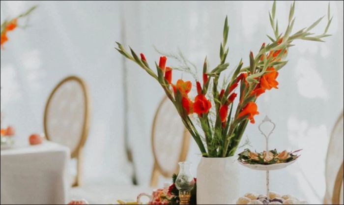 Cắm hoa dơn đỏ mang lại tài lộc ngày Tết