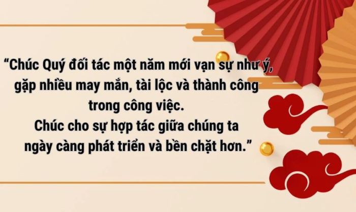 Những mẫu lời chúc Tết Nguyên Đán ấn tượng nhất dành cho khách hàng và đối tác