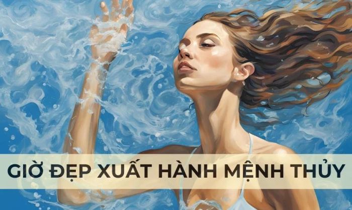 Khung giờ xuất hành đẹp nhất dành cho người mệnh Thủy