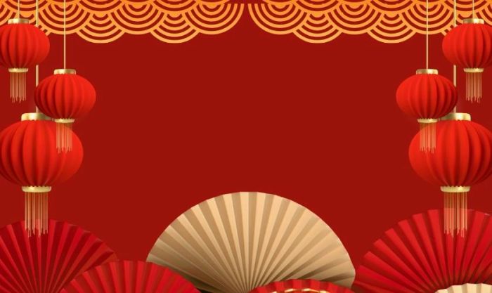 Powerpoint Tết 2025 họa tiết đèn lồng chất lượng 4K