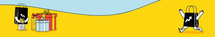 A visually designed banner