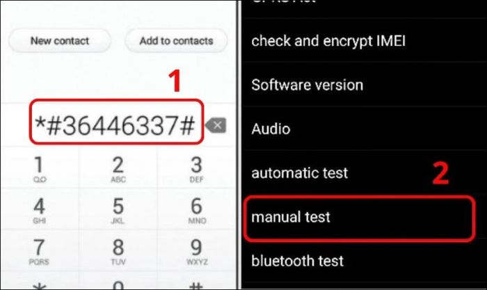 Mã kiểm tra OPPO giúp đánh giá chức năng phần cứng điện thoại