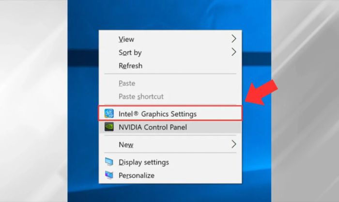 Chọn các mục có liên quan đến Graphics...