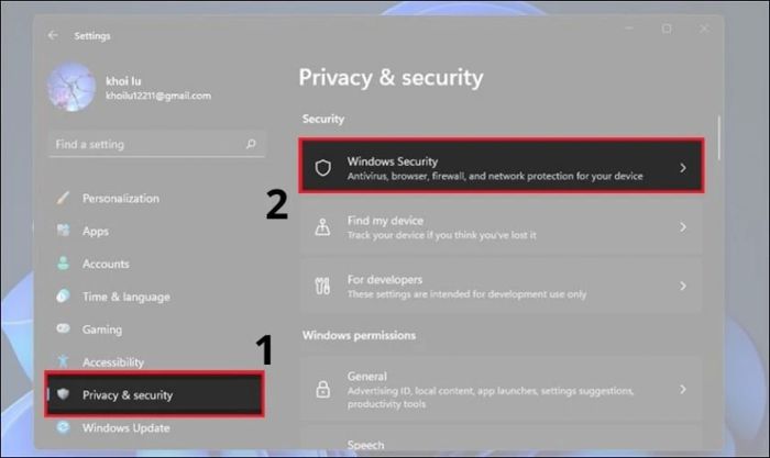 Hướng dẫn chi tiết cách tắt Windows Defender trong phần Cài đặt trên máy tính
