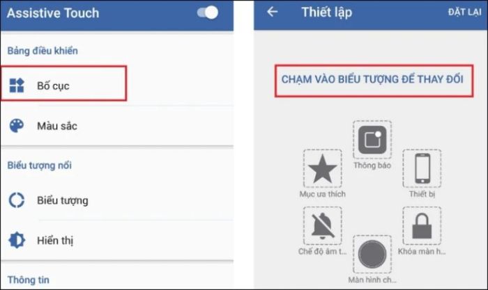 Tùy chỉnh giao diện nút Home ảo phù hợp với sở thích cá nhân