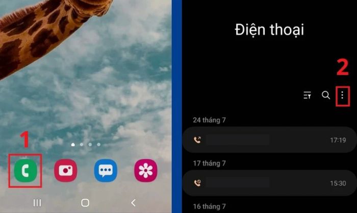 Hướng dẫn bỏ chặn số điện thoại trên điện thoại Samsung