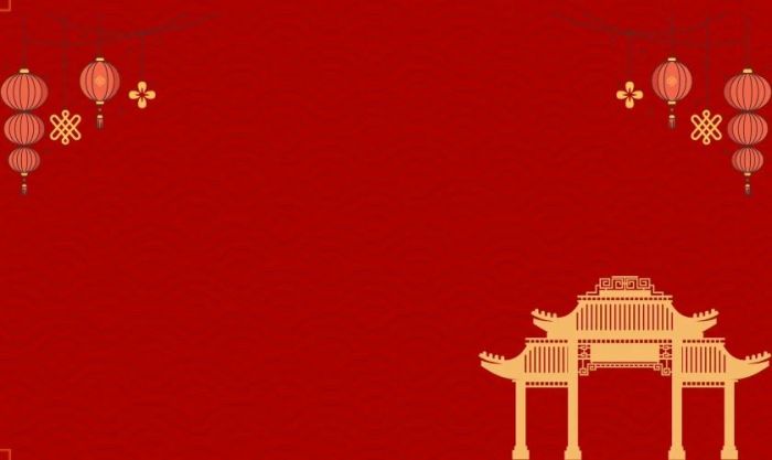 Powerpoint Tết 2025 họa tiết chùa chất lượng 8K