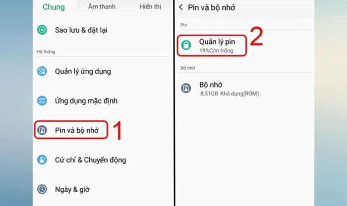 Hướng dẫn tắt chế độ tiết kiệm pin trên OPPO thông qua Cài đặt