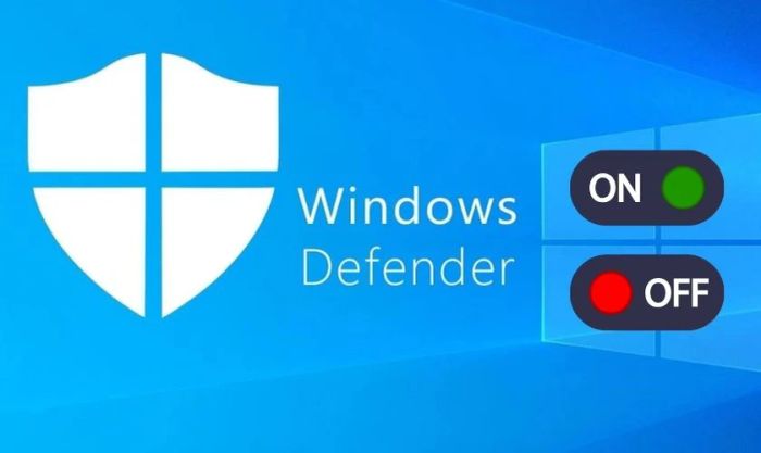 Hãy cân nhắc nhu cầu sử dụng và mức độ bảo mật trước khi tắt Windows Defender