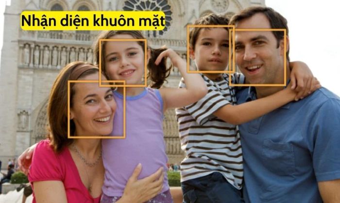 Chế độ chụp ảnh nhận diện khuôn mặt