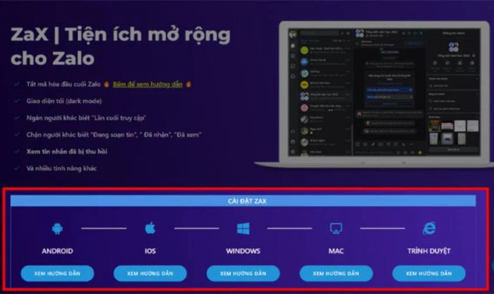 Cách thực hiện tắt mã hóa đầu cuối Zalo trên máy tính