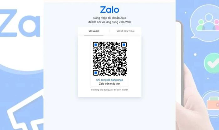 Sau đó, bạn hãy đăng nhập vào tài khoản Zalo trên Zalo Web bằng cách sử dụng trình duyệt Kiwi Browser.