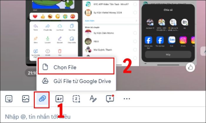 Hướng dẫn gửi video HD qua cuộc trò chuyện trên Zalo bằng máy tính