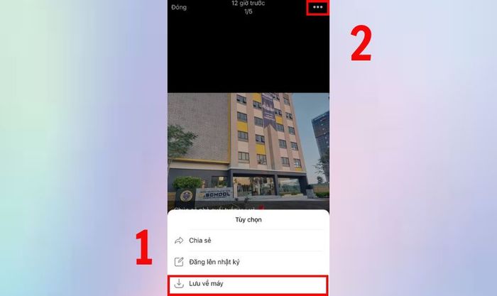 Hướng dẫn lưu và đăng tải ảnh, video từ Zalo trên điện thoại