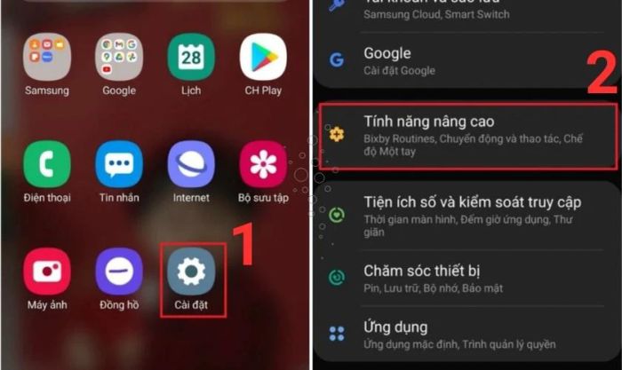 Hướng dẫn chi tiết cách mở màn hình Samsung bằng thao tác chạm đúp