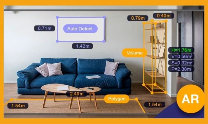 Đo chiều cao trực tuyến qua ứng dụng AR Ruler App