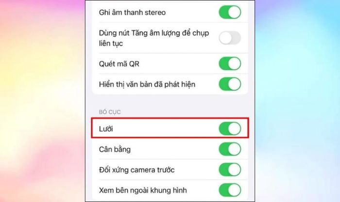 Hướng dẫn cài đặt tính năng lưới trên camera iPhone 11 và iPhone 11 Pro Max