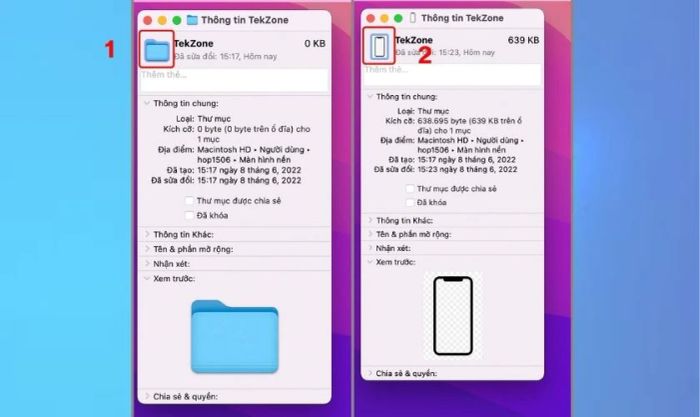 Hướng dẫn thay đổi biểu tượng thư mục trên macOS