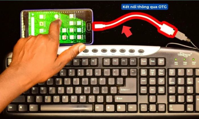 Hướng dẫn kết nối bàn phím USB với điện thoại qua OTG