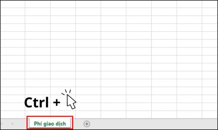 Phím tắt để sao chép sheet trong Excel