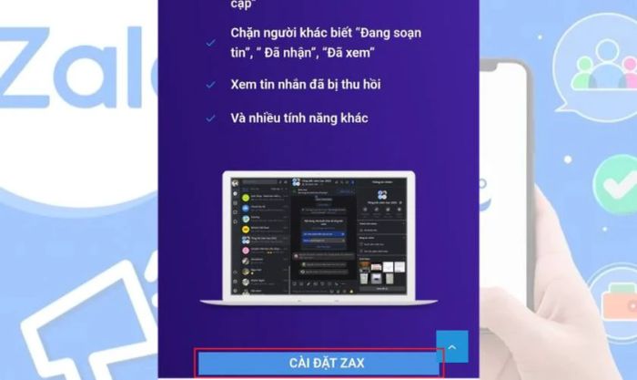 Sau đó, bạn hãy mở trình duyệt Kiwi Browser và truy cập vào zaxapp.org/kiwi để tải và cài đặt tiện ích ZAX.