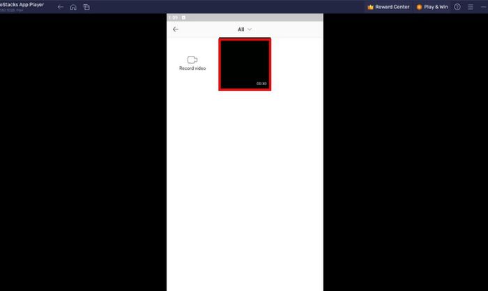 Chọn video bạn muốn đăng lên Zalo