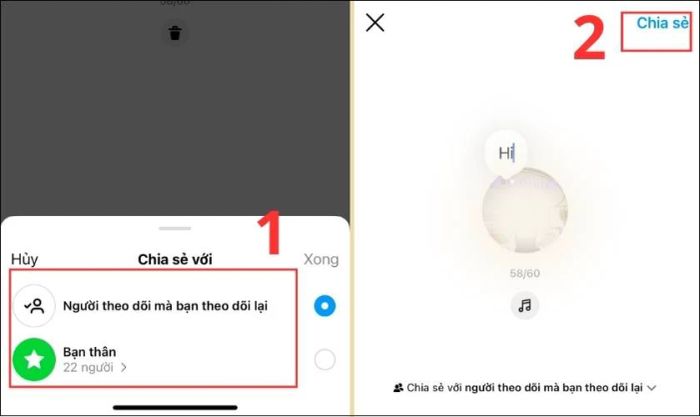 Sau khi thực hiện xong các bước trên, bạn chỉ cần nhấn nút Chia sẻ.
