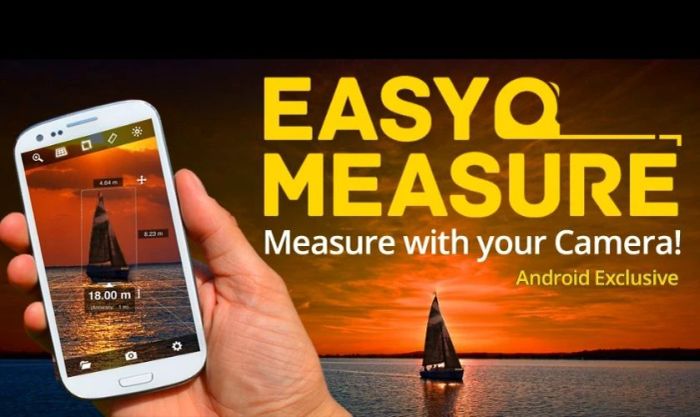 Đo kích thước qua ứng dụng EasyMeasure trên điện thoại