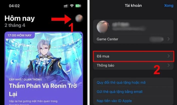 Hướng dẫn tải lại ứng dụng đã xóa trên iPhone
