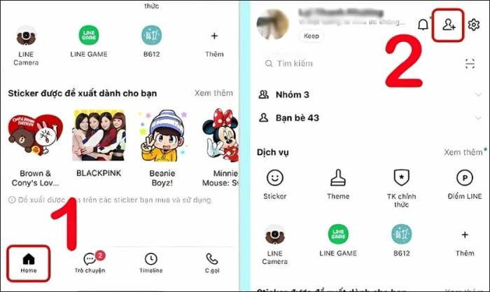 Hướng dẫn sử dụng Line để kiểm tra số điện thoại đang dùng