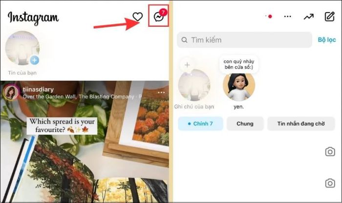 Hướng dẫn kích hoạt lại chức năng ghi chú trên Instagram