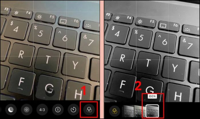 Hướng dẫn chỉnh bộ lọc đen trắng trên iPhone 13