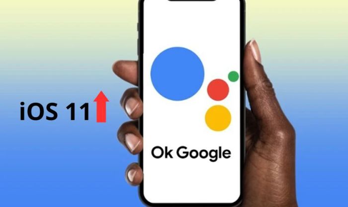 Yêu cầu cấu hình tối thiểu để cài đặt Ok Google trên iOS