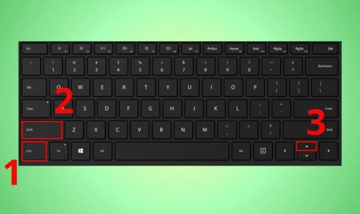 Cách chuyển sheet bằng phím tắt trên Windows