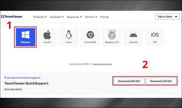 Hướng dẫn tải TeamViewer cho máy tính Windows