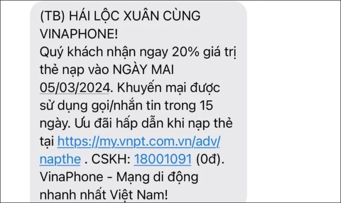 Những loại quảng cáo nhà mạng phổ biến trên sim iPhone