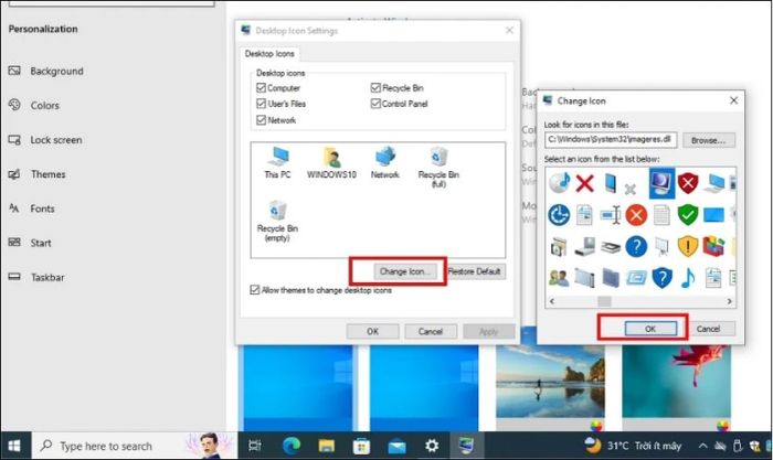 Hướng dẫn thay đổi biểu tượng thư mục trên máy tính Win 10