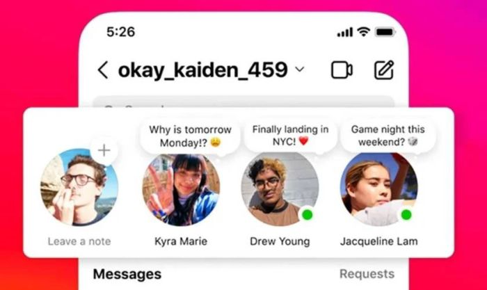 Những điều cần lưu ý khi dùng tính năng ghi chú trên Instagram