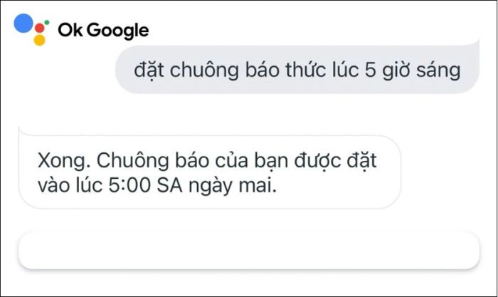 Sử dụng trợ lý Google để đặt báo thức, hẹn giờ và thông báo