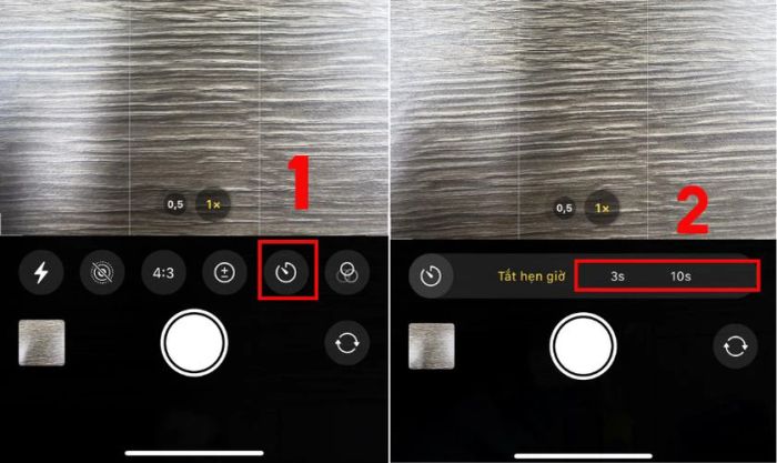 Sử dụng tính năng hẹn giờ