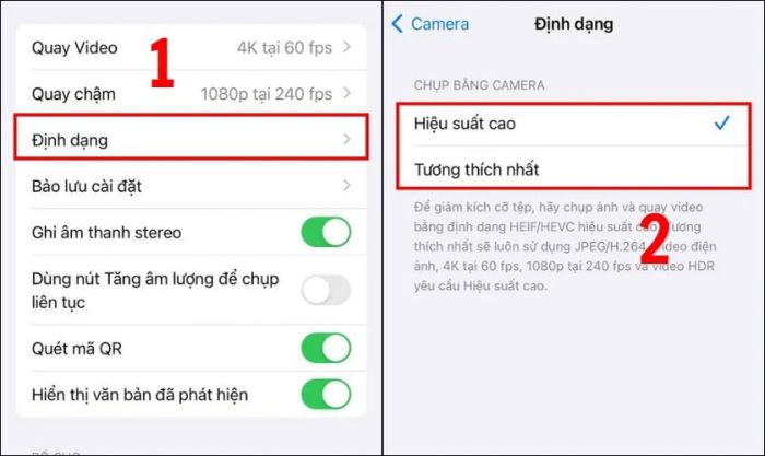 Hướng dẫn điều chỉnh chất lượng ảnh chụp trên camera iPhone 11